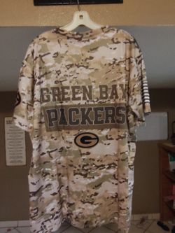 2XL Green Bay Packers Camouflage Short Sleeve Tee
