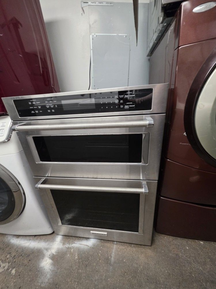 30" KITCHENAID MICROWAVE OVEN COMBO STAINLESS STEEL