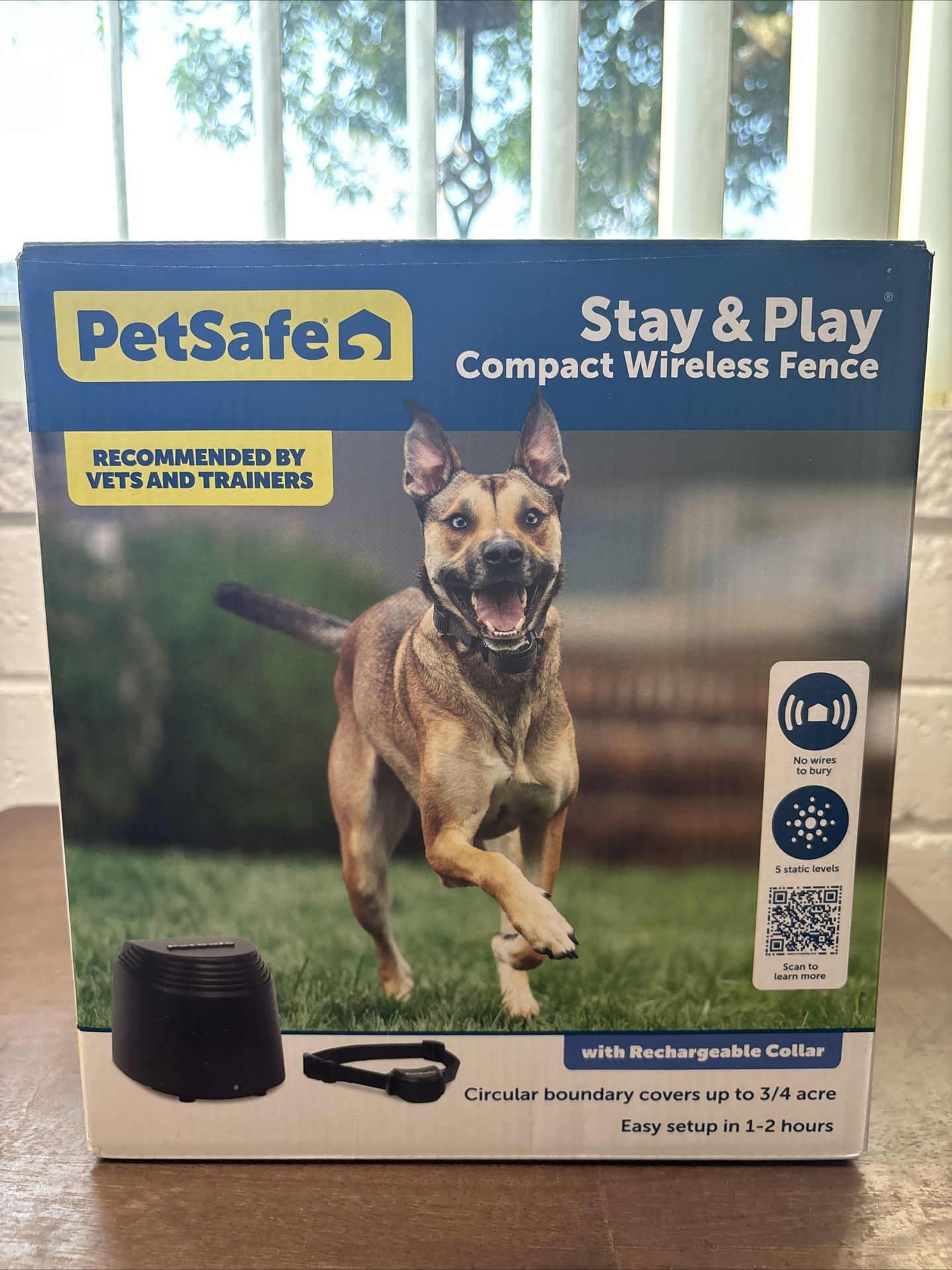 Petsafe Stay and Play Compact Wireless Fence w/Collar PIF00-12917 3/4 Acres *NEW