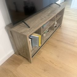 TV Stand / Media Console with Storage Shelves