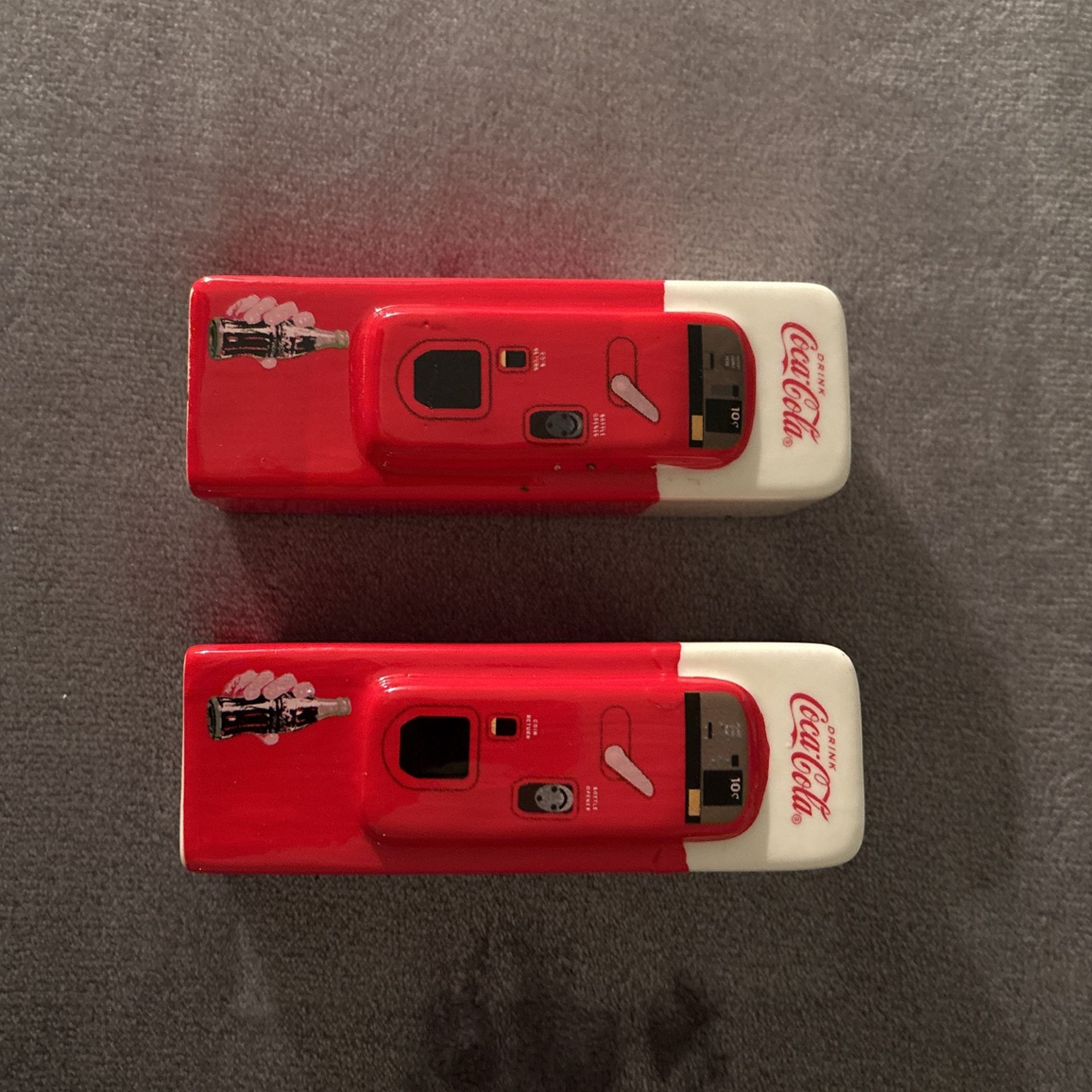 Coke Machine Salt And Pepper Shakers
