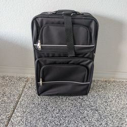 New Carry On Size Black Suitcase With Lock