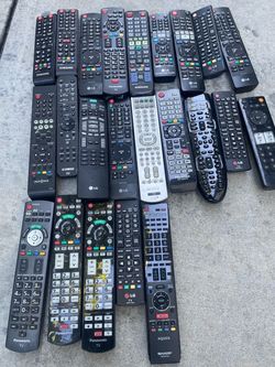 Lot of Mixed TV Remote Controls for Samsung Blue rays