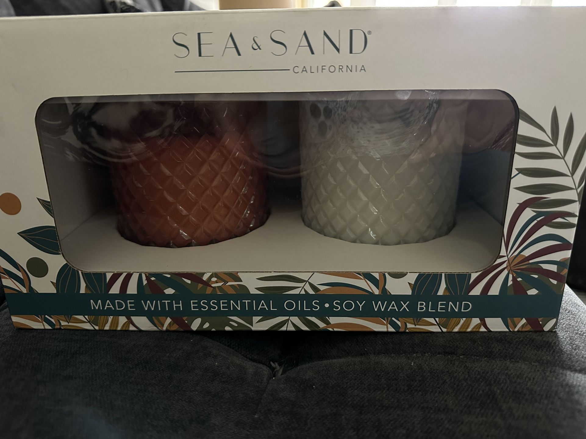 New Sea & Sand Candles. Set of 2.