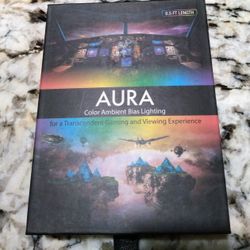 Aura Ambient Bias Lighting for Gaming PC, HDTV, 6500K USB LED Backlight Kit, Ambient Lightstrip

 6.5 Ft