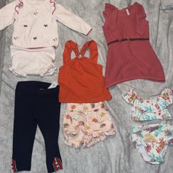 Bundle Of Baby Girl Clothes Janie And Jack Size 12-18 Months