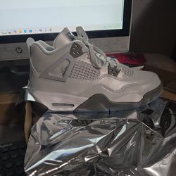 Jordan 4 Retro (Gs) Photon Dust/blue Chill