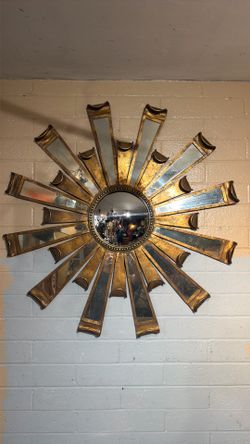 Vintage starburst, beautiful mirror