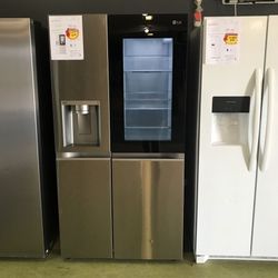 Lg Side By Side Smart Instaview Refrigerator With Craft Ice 🧊 YTJ