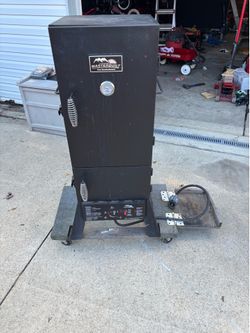Master built gas smoker