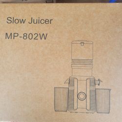 300W Masticating Slow Juicer 5'' Wide Feed Chute Juice Maker (Silver Grey)