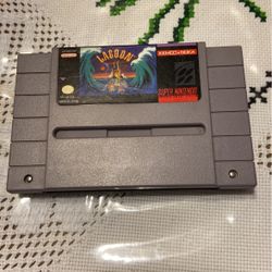 Lagoon super Nintendo SNES 