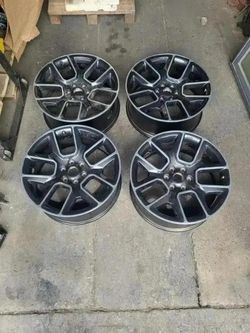 2019 Dodge Ram 1500 22" Alloy Wheels OEM 5YD61TRMAB Part Truck Pick Up Rim Wheel Parts