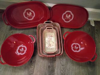 Temptations Rooster 7 pc set