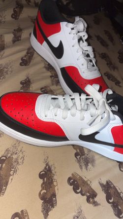 Red Nike court visions