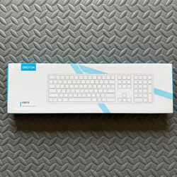 Omoton KB515 Full Size Wireless Keyboard White