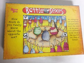 Battle of the Sexes game board new seal