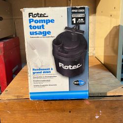 Flotec Tempest FP0S1300X 1/6 HP submersible utility pump. 