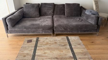 ZGallerie Deep Couch - Ventura Extra Deep Two-Piece Sofa