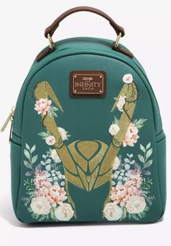 Loungefly Marvel Loki Floral Mini Backpack