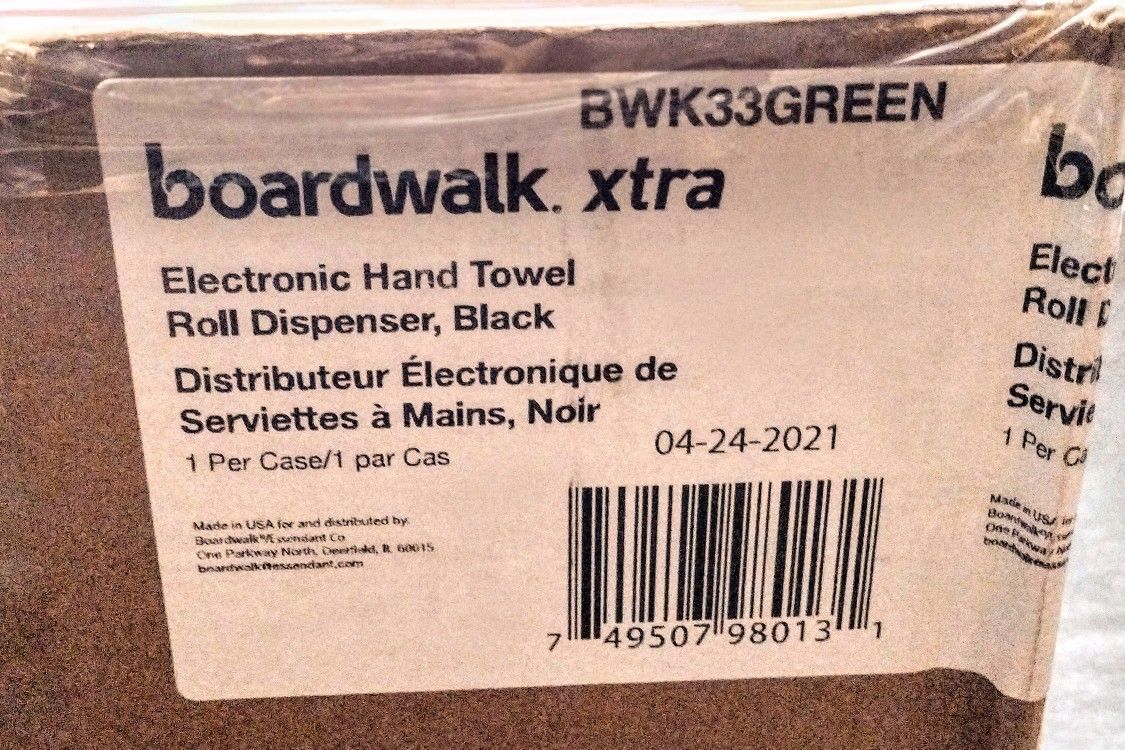 Brand New Boardwalk Xtra Electronic Hand Towel Dispenser 12 5/16