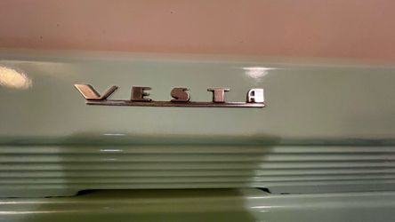Vintage Vesta Turquoise Gas Stove - Athens Stove Works Athens TN