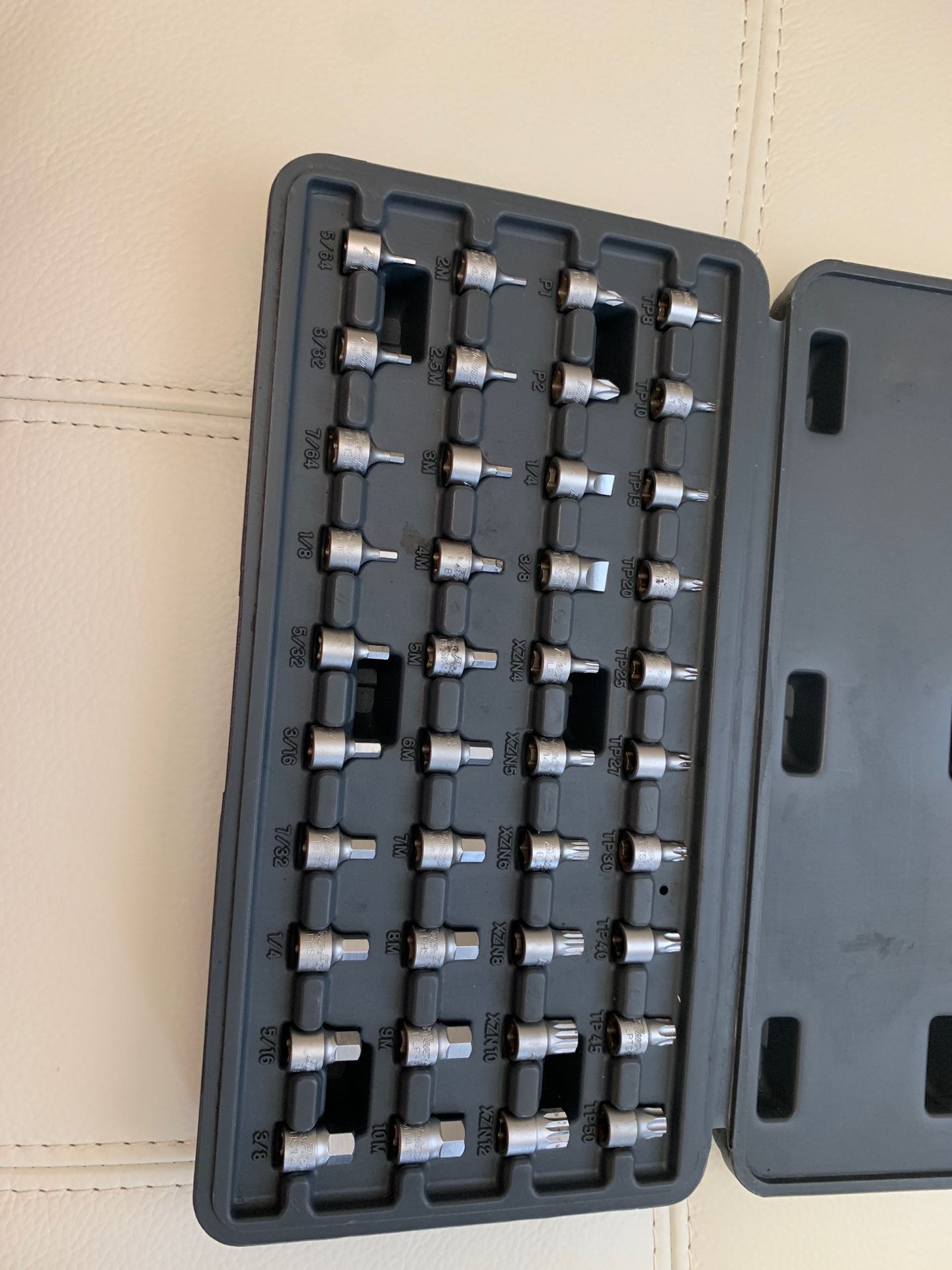 40 pc 1/4" Drive Stubby Bit Socket Set (Blue-Point®) Item no :BLPBSS40