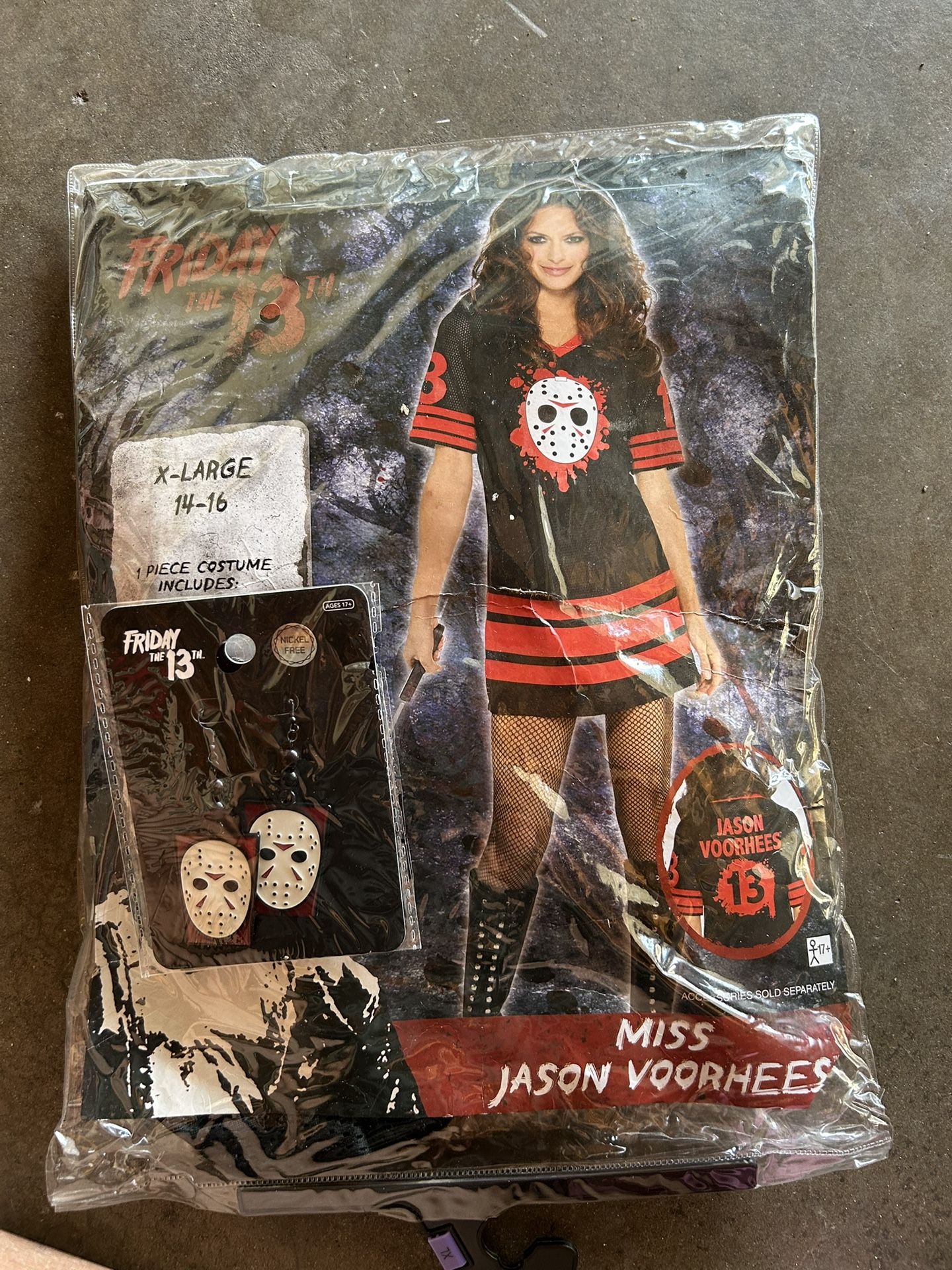 Miss Jason Costume With Earrings(See Description