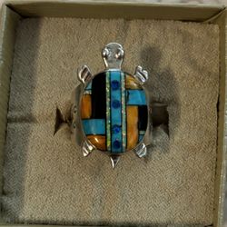 Sterling Silver Turtle Ring 145.00