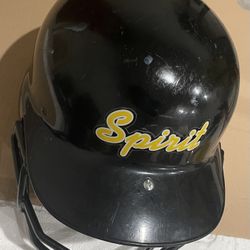RAWLINGS BATTING HELMET W/FACE GUARD-BLACK PL1W-ONE SIZE FITS 6 1/2-7 1/2