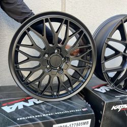 Set Of 4 New Wheels Katana KRO5 17" 5x114.3 5x100 Fits Subaru Lexus Infiniti Honda Toyota Nissan