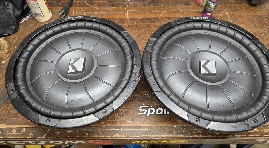 2 12" KICKER CVT SHALLOW