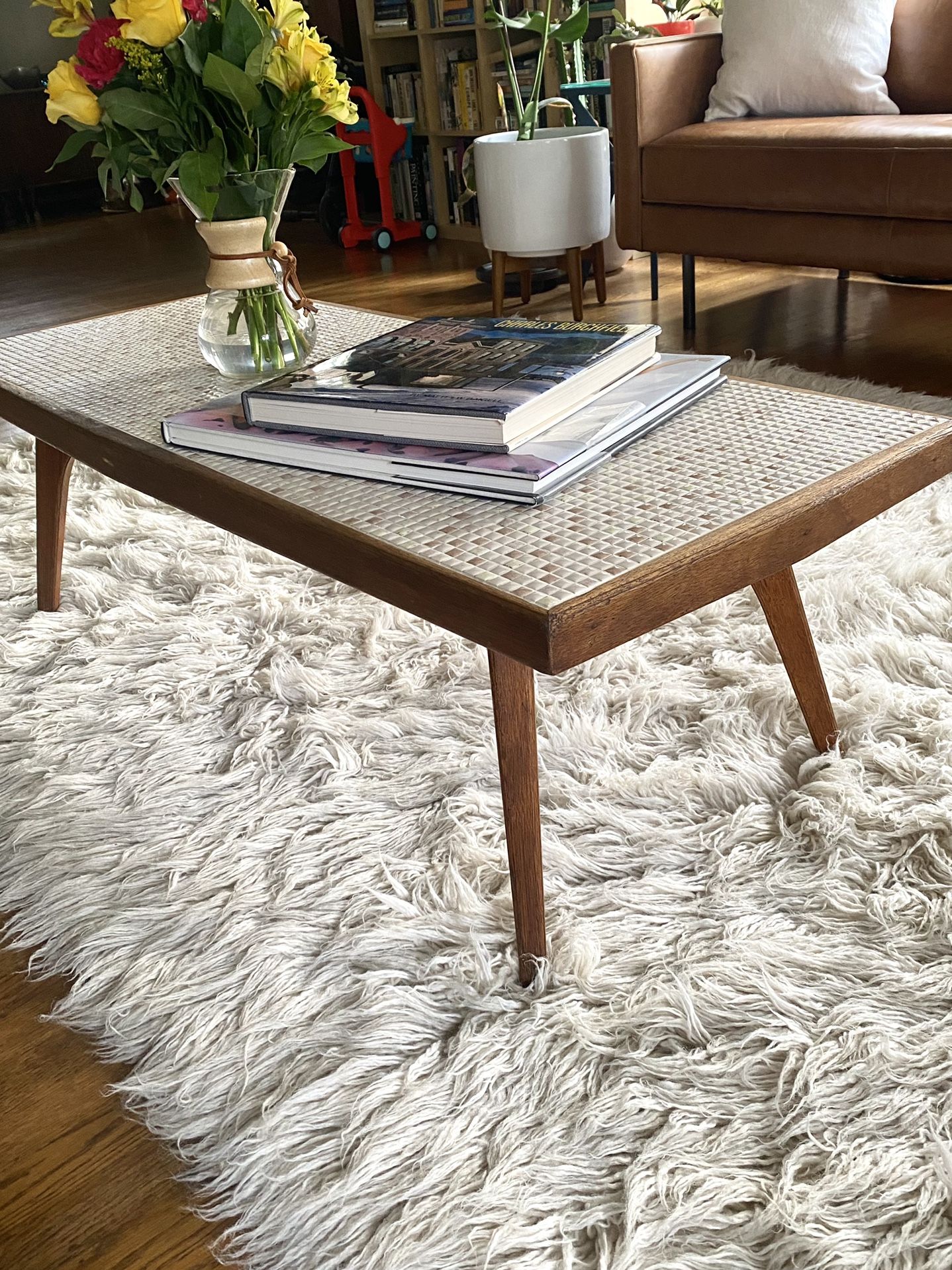 Mcm Tile Table MCM Vintage Mosaic Tile Coffee Table for Sale in Seattle, WA - OfferUp