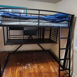 Bed With Built In Desk