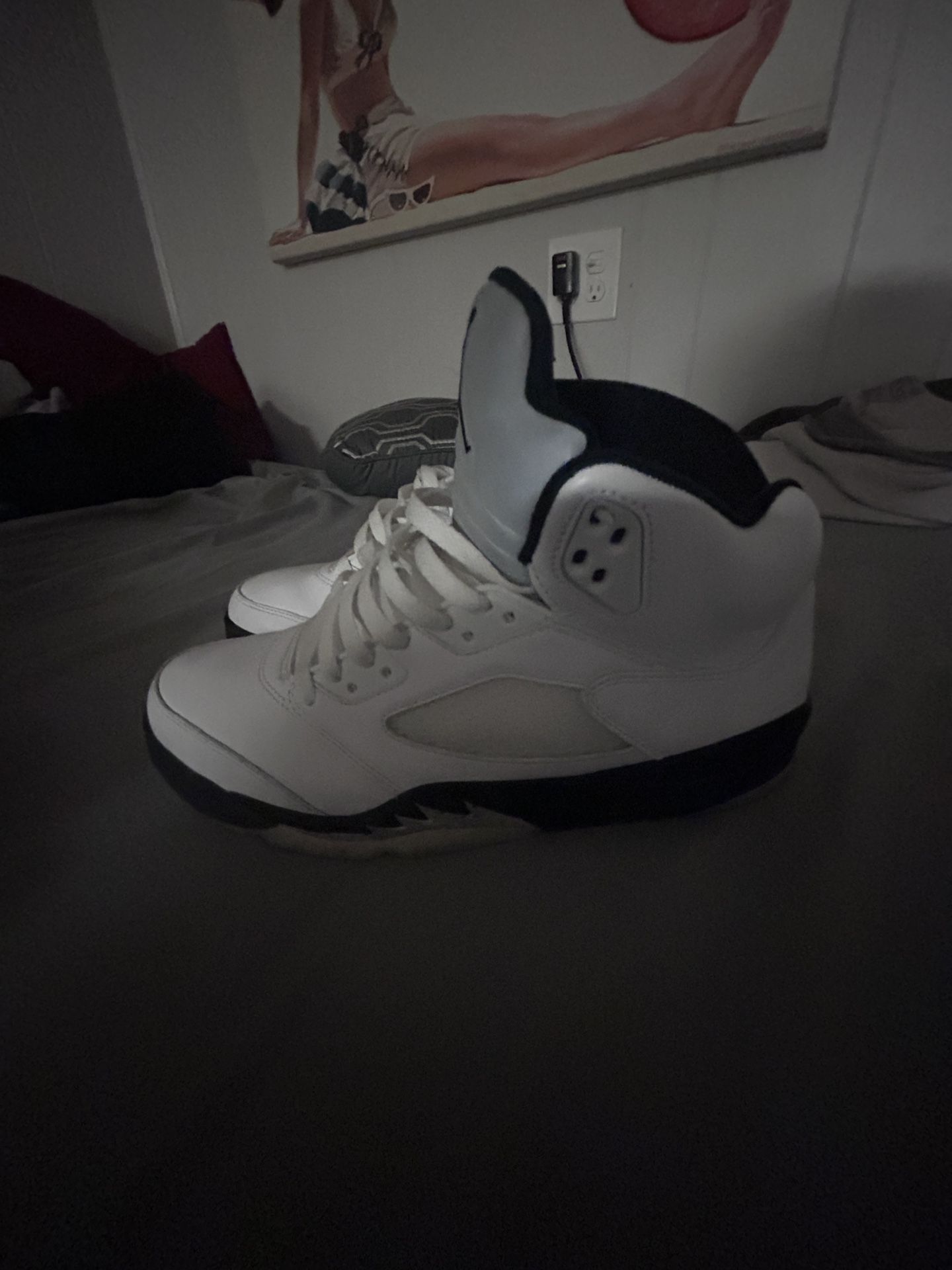 Jordan 5 Retro ‘White Black’ Size 11