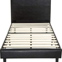 New Twin Size Leather Bed Frame
