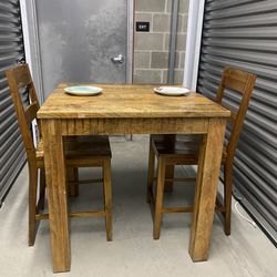 Kitchen Table With Chairs 100% HardWood From Pier 1 Imports 