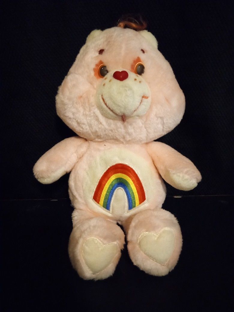 VTG 1983 Kenner 13" Cheer Bear Care Bear Plush Stuffed Animal