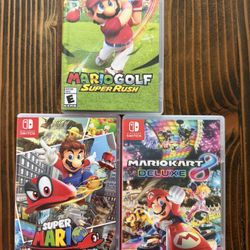Mario Switch games.