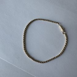8.5” 14k Gold Bracelet 