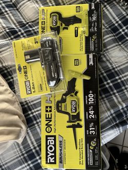 Ryobi One plus Hand Saw, Impact Wrench, And Battery