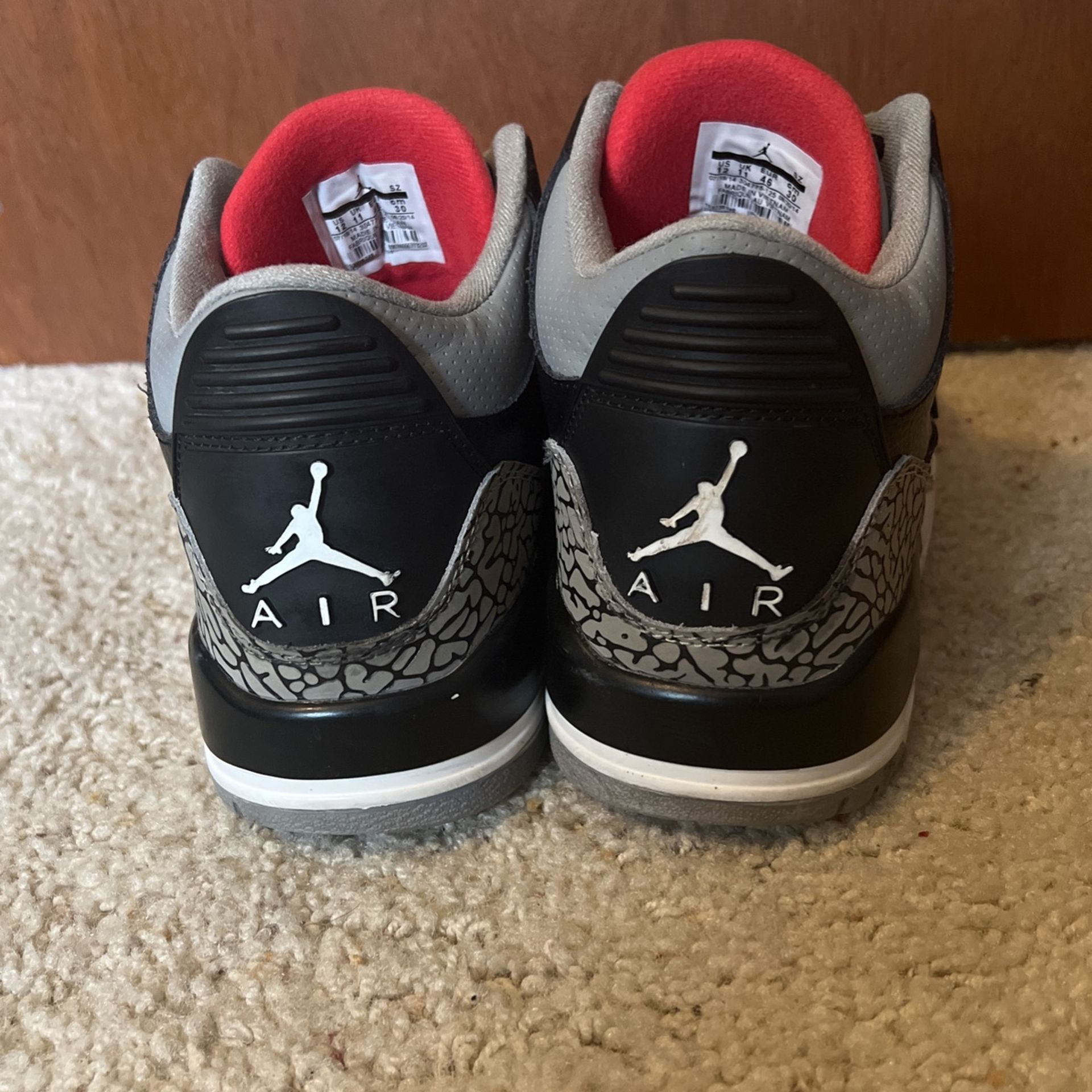 Air Jordan 3 Black Cement for Sale in Oakland, FL OfferUp