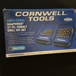 Cornwell 21 Pc Drill Bit Set 