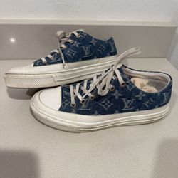 Louis Vuitton Denim Sneakers Sz 37