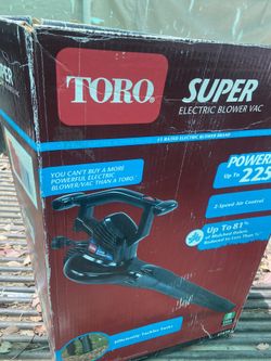 Toro Súper Electric Blower Vac
