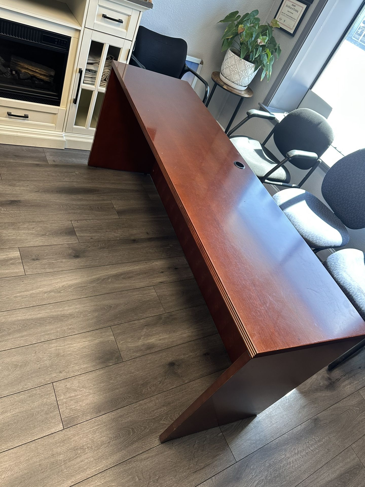 Office Desk & 2 Chairs