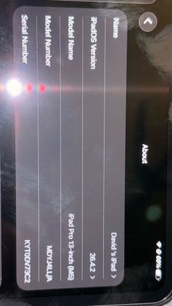 iPad Pro 13 inch M5 (open box)
