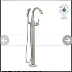 Delta Stryke 1-Handle Floor Mount Tub Filler