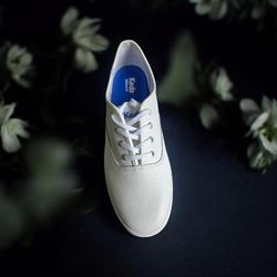 Keds Champion White Leather Sneakers 