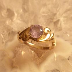 14k Amethyst Ring